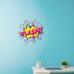 Splash, Yellow Pink Burst, Pop Art 24" Wandaufkleber<br><div class="desc">Splash in Gelb & Rosa - Great Pop Art Wall Decal - - Ändern Sie die Größe dieser Aufkleber durch Ändern der Decal Sheet - 4 Größen - von 12" x 12" auf 36" x 36" - Diese sind auf einem transparenten Hintergrund gedruckt, Sie können aber auf einen halbrunden oder...</div>