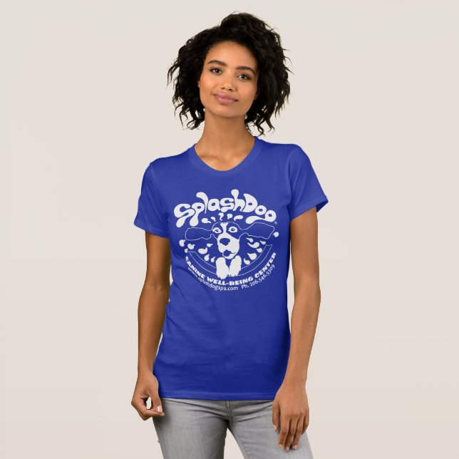 SplashDog blaue grundlegende T T-Shirt (Vorne ganz)