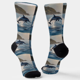 Splashing Leaping Dolphin: Ein Tanz der Freude im Socken