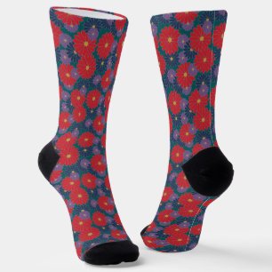 Splashy Fall Floral Socken