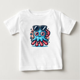 Splashy Octopus Baby T-shirt