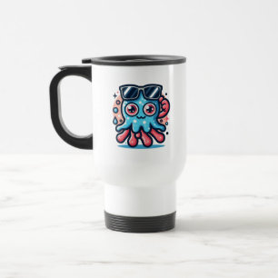 Splashy Octopus Reisebecher