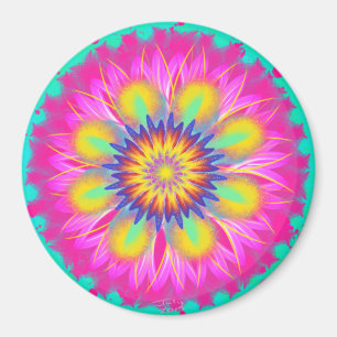 Splashy Pink Lady von Power Blume Magnet