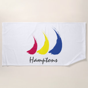 Splashy Sails_Paint-The-Wind_Hamptons Strandtuch