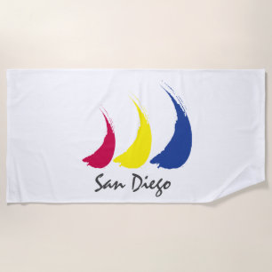 Splashy Sails_Paint-The-Wind_San Diego Strandtuch
