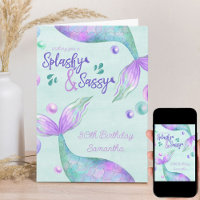 Splashy & Sassy jedes Alters Meerjungfrau Geburtst