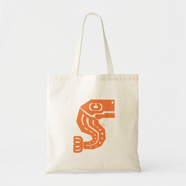Splatoon Lachs-Lauflogo-Tasche Tragetasche (Vorne)