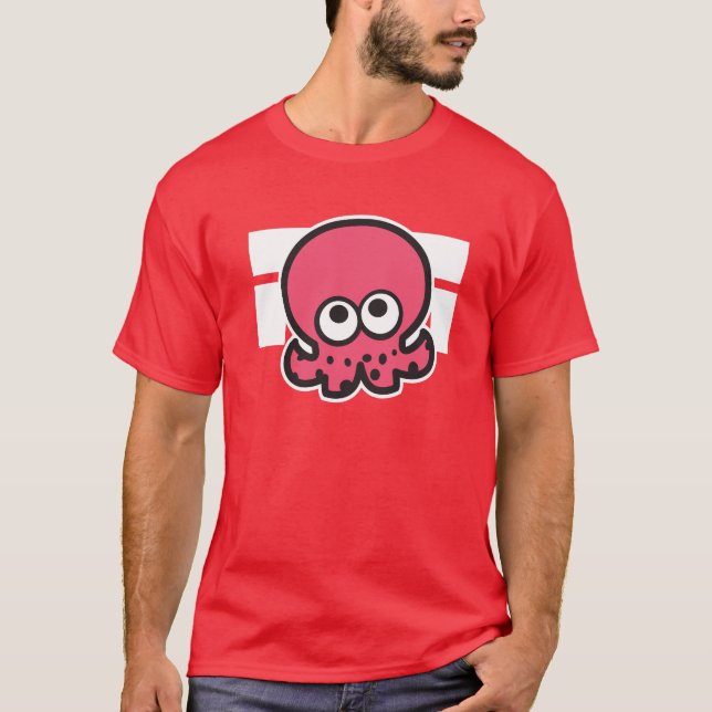 Splatoon Tintenfisch-Shirt mit des Entwurfs T-Shirt (Vorderseite)