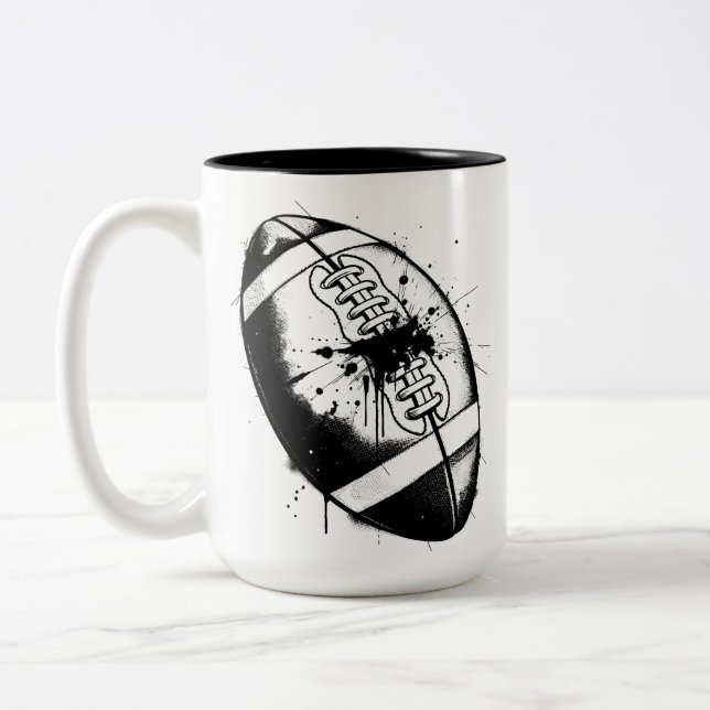 Splatter Ball Zweifarbige Tasse (Links)