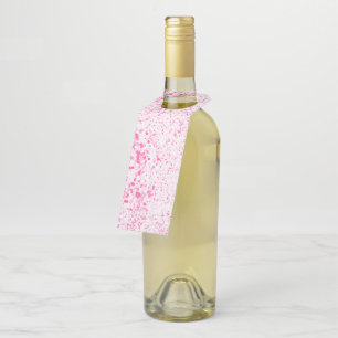 Splatter Texture - Pink Flaschenanhänger