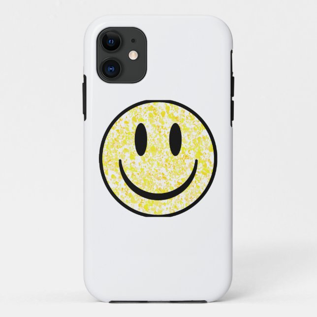 Splattered Smile Face Case-Mate iPhone Hülle (Rückseite)