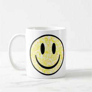 Splattered Smile Face Kaffeetasse