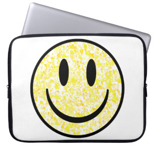 Splattered Smile Face Laptopschutzhülle