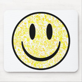 Splattered Smile Face Mousepad