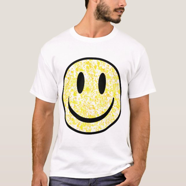 Splattered Smile Face T-Shirt (Vorderseite)