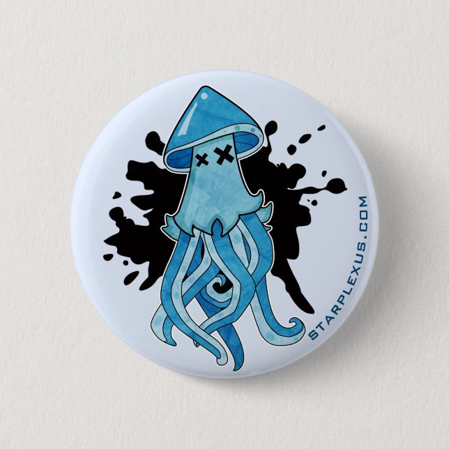 Splattersquid Knopf Button (Vorderseite)