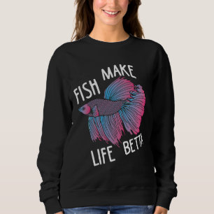 Splendens Fische machen Lebensgefühl Sweatshirt