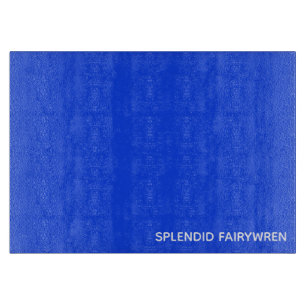 Splendid Fairywren Blue Color Name Schneidebrett