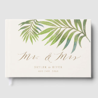 Splendid Summer Wedding Guest Book Gästebuch