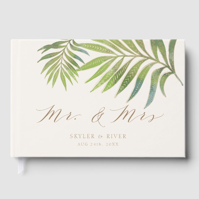 Splendid Summer Wedding Guest Book Gästebuch (Vorderseite)