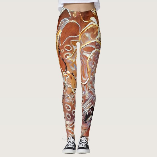 SplendidLee - Upcycle Art Print Leggings (Vorderseite)