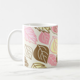 Splendor im Herbst: Nahtloses Muster Kaffeetasse