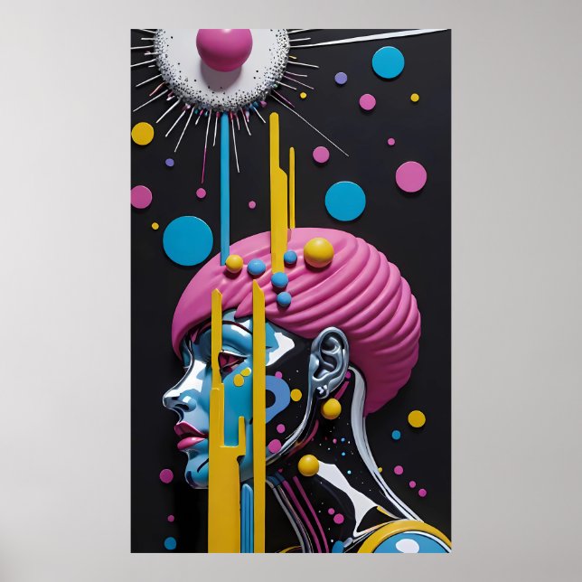 Splicing in the Future - Ken Gage Art Poster (Vorne)