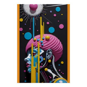 Splicing in the Future - Ken Gage Art Poster