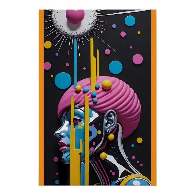 Splicing in the Future - Ken Gage Art Poster (Vorderseite)