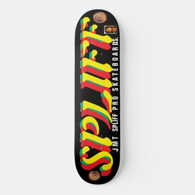 SPLIFF. JMT 8 1/4" Skateboarddecke Skateboard (Vorderseite)