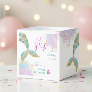Splish splash Geburtstagsjause Geschenkschachtel