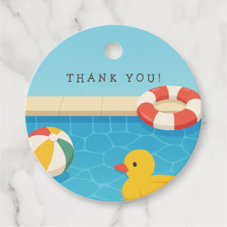 Splish Splash ist ein Baby Bash Baby Shower Geschenkanhänger