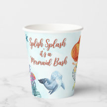 Splish Splash Mermaid Bash Girls Geburtstagsparty