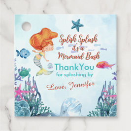 Splish Splash Mermaid Bash Orange Girls Vielen Dan Geschenkanhänger