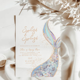 Splish Splash Mermaid Birthday Einladung