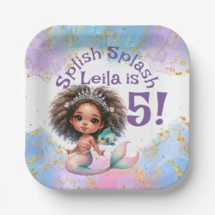 Splish Splash Mermaid Party Paper Teller