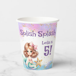 Splish Splash Mermaid Party Pappbecher