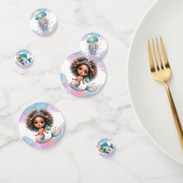 Splish Splash Mermaid Party Table Confetti Konfetti (Gruppe)