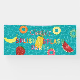 Splish Splash Party l Pool Birthday l Summer Fruch Banner