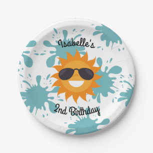 Splish Splash Pool Party Personalisierte Teller