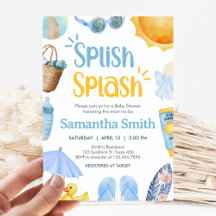Splish Splash Sommer-Baby-Party