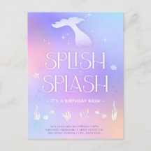 Splish Splash Whimsical Sparkle Meerjungfrau Gebur