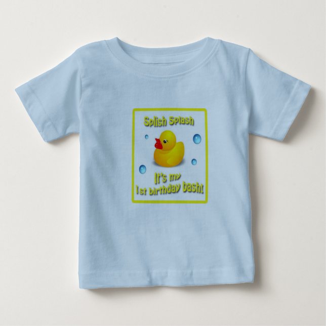 Splish Spritzen! Baby T-shirt (Vorderseite)