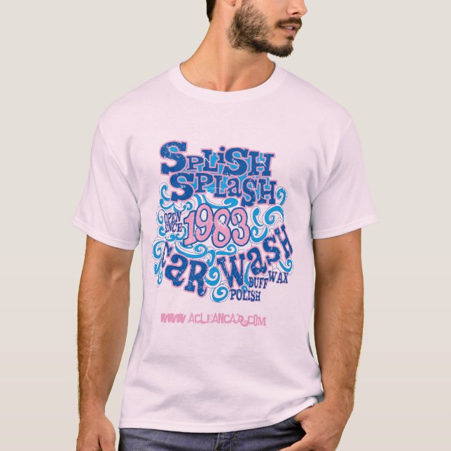 splish Spritzenautowäsche T-Shirt (Vorderseite)