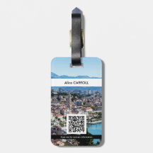 Split city seafrander air view, Kroatien - QR code