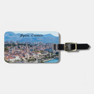 Split City Seafront aerial view, Dalmatien, Kroati Gepäckanhänger