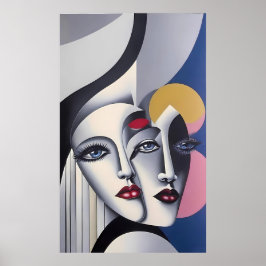 Split Decision - Ken Gage Surreal Poster