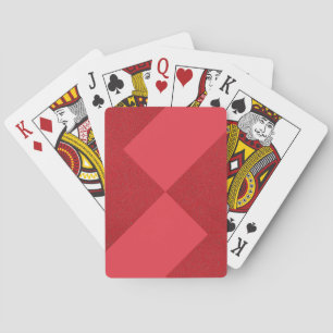 Split Diamond Tomato Red Cards - Anpassbar Spielkarten