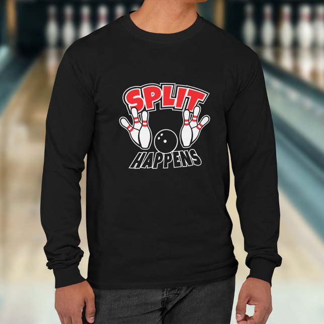 Split Happens Bowling T-Shirt (Von Creator hochgeladen)