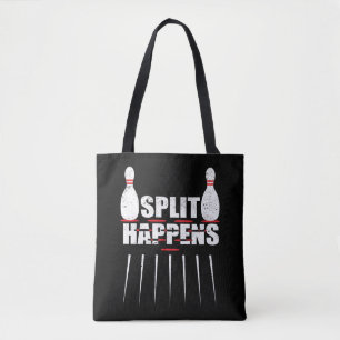 Split Happens Funny Bowling Team Bowler Button